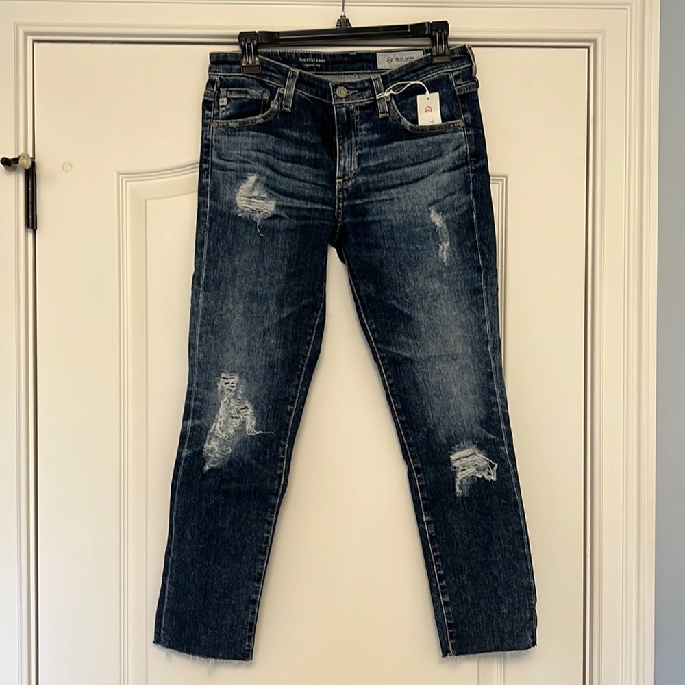 AG The Stilt Crop Jean